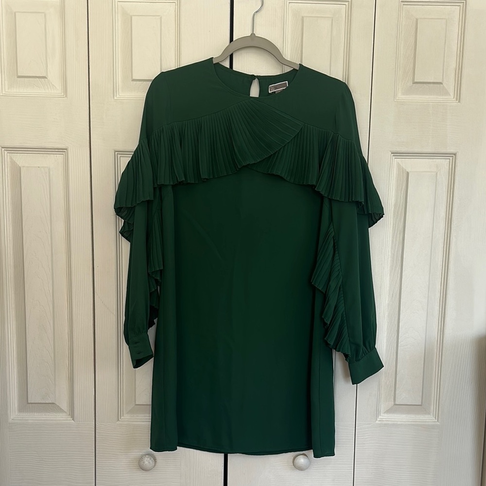 Green Ruffle Dress